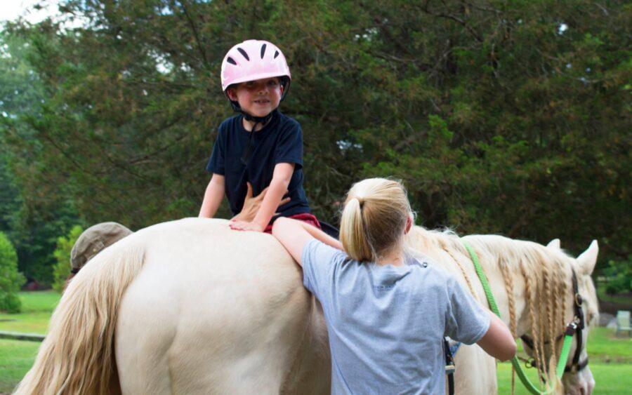 Gabriel riding